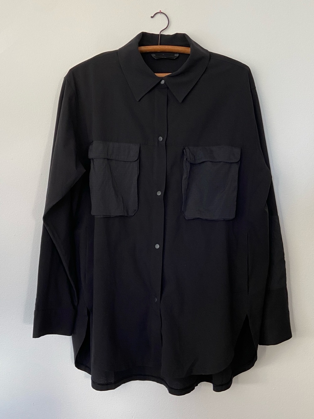 Lululemon Grid Hiking Shirt Jacket - Black - Women’s Large